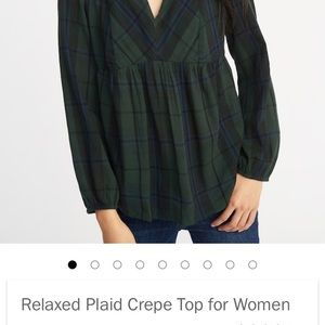 Crepe top, Old Navy